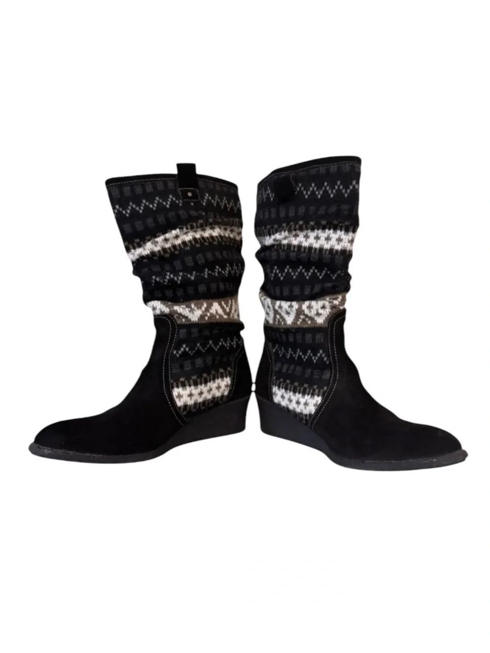 Rafe Sweater Knit Wedge Boots